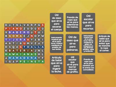 Definiciones de objetos