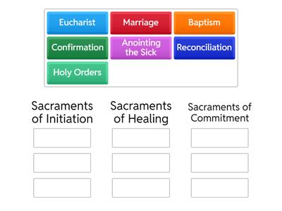 Sacraments Matching
