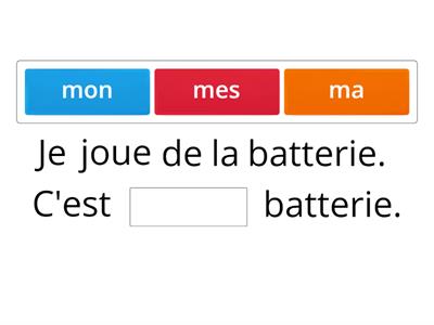 Les possessifs