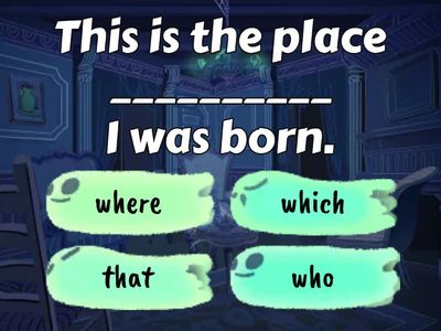 Defining relative clauses 