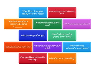 Speakout B1+ unit 2.1 Subject/Object questions 