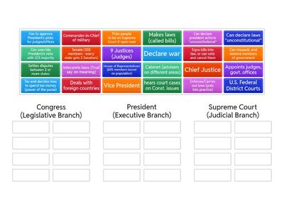 Three Branches of Government