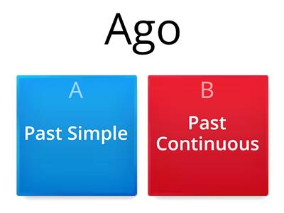 Past Simple - Past Continuous KEY WORDS