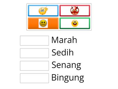 Menjodohkan ekspresi wajah dengan benar!