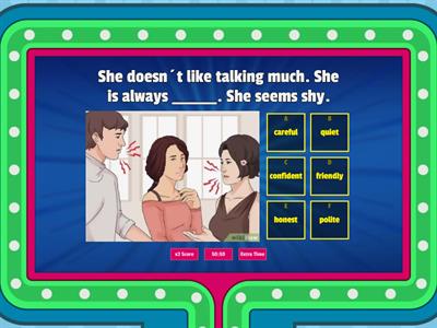  Personality adjectives