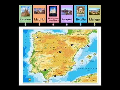 Le città della Spagna