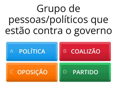  POLÍTICA- BATE - PAPO (vocabulário)