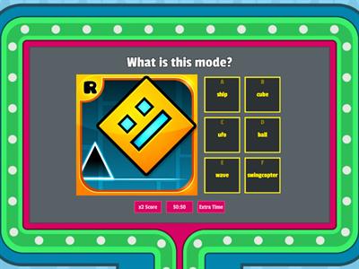 Modes in geometry dash