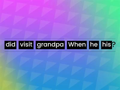  Past Simple Questions