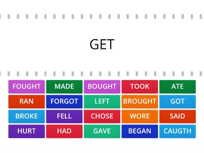 Irregular verbs