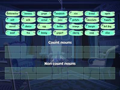 Count - non count nouns