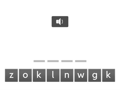 Spell Your Spelling Words 