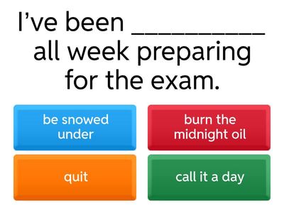 Work and Job Vocabulary Quiz