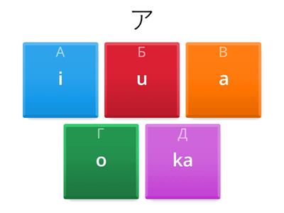 ア行、カ行