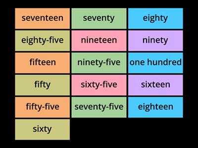 WW4 R1 Numbers 50-100