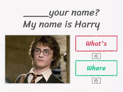 FF2 Question words What/where/when