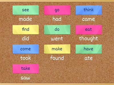 ESO 3 past simple verbs