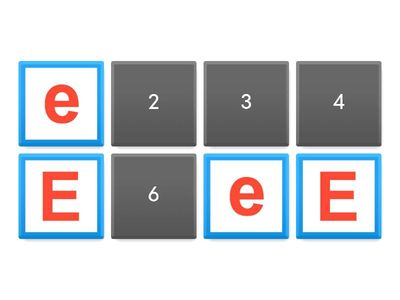 Знайдзі пару для літары