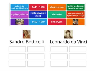 Sandro Botticelli VS Leonardo da Vinci 