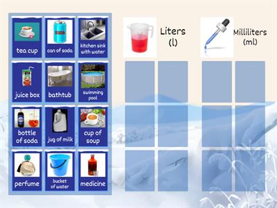 Volume - Liters (l) or Milliliters (ml)?