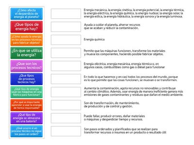 ENERGIA EN LOS PROCESOS TECNICOS