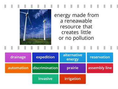 Midwest region vocabulary 