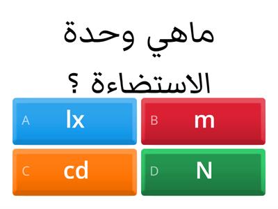 أساسيات الضوء 