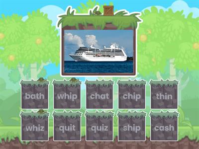 Consonant Digraphs Find the Match