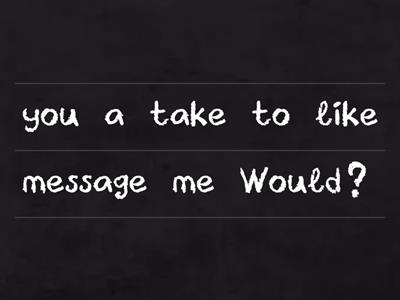A phone conversation - taking messages