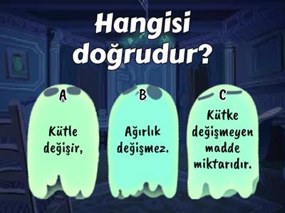 7.sınıf fen kütle ağırlık ilişkisi