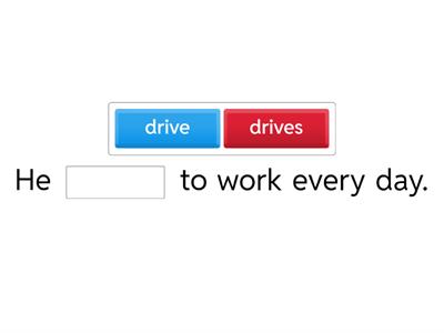 Present Simple without 'be' - mixed forms - 60 QUESTIONS