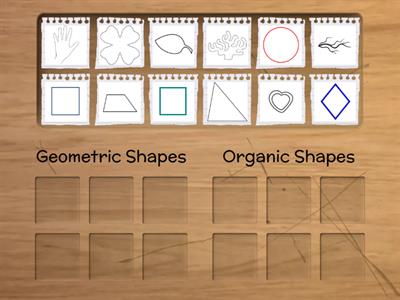 Sort shapes into correct categories
