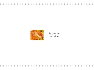 les repas français 