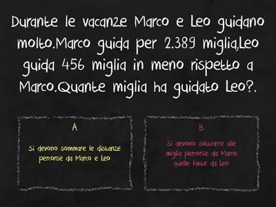 Trova la soluzione del problema