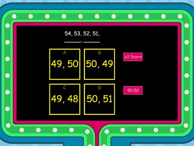 Number Patterns within 100