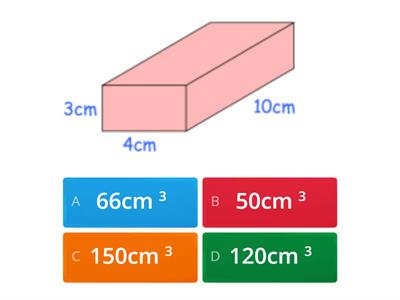 Volume of a cubes and cuboids