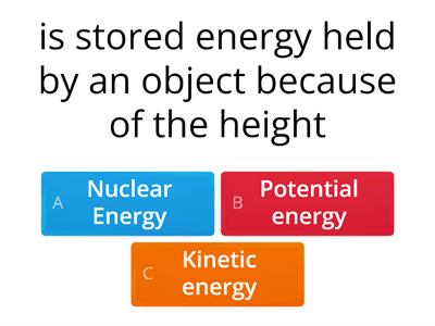 Types of energy