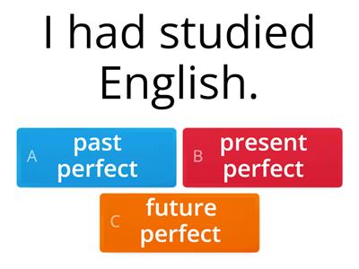 Perfect Verb Tenses