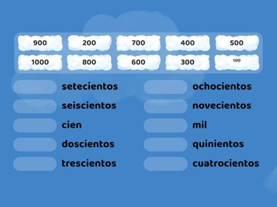 CENTENAS ENTERAS - 2º PRIMARIA