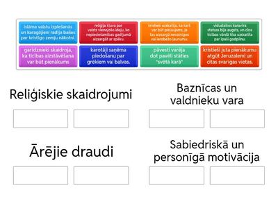 Sakārto pa kritērijiem!