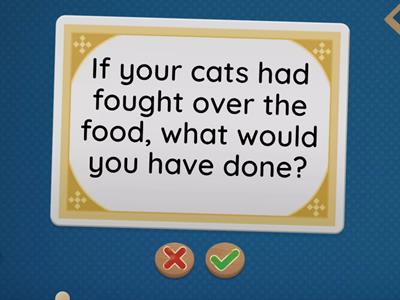 Third conditional: speaking questions. 