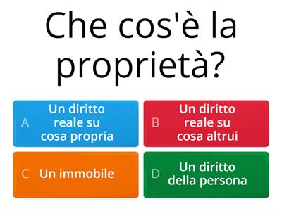 QUIZ DI DIRITTO