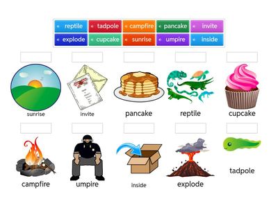 v-e (Two Syllables) Match Up!