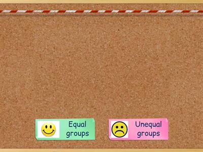 TLC: Can I recognise equal groups?