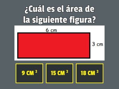 Area de cuadrados y rectángulos 5 ° B GDW