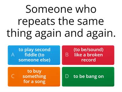 EC I4 M1 6A Music Idioms Match Up