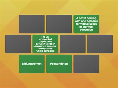 Match AP Lit Unknown Words