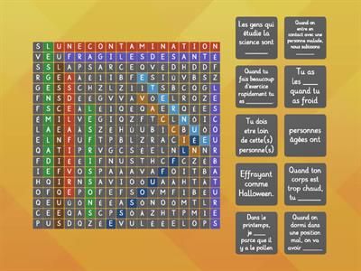 French Pandemic Crossword