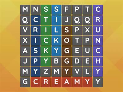 DELICIOUS TEXTURE ADJECTIVES