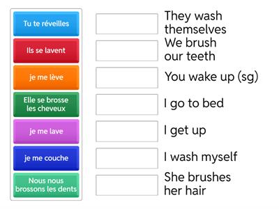 Reflexive Verbs-daily routine